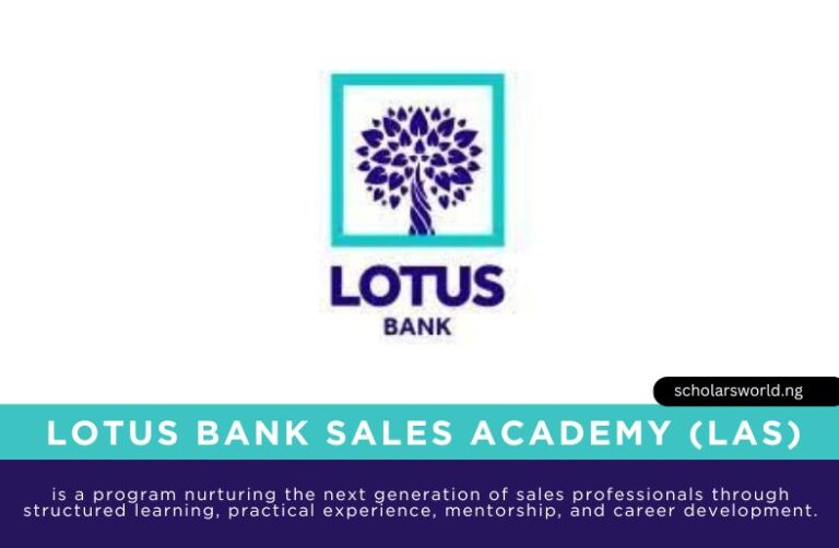 LOTUS Bank Sales Academy 2026: How to Apply