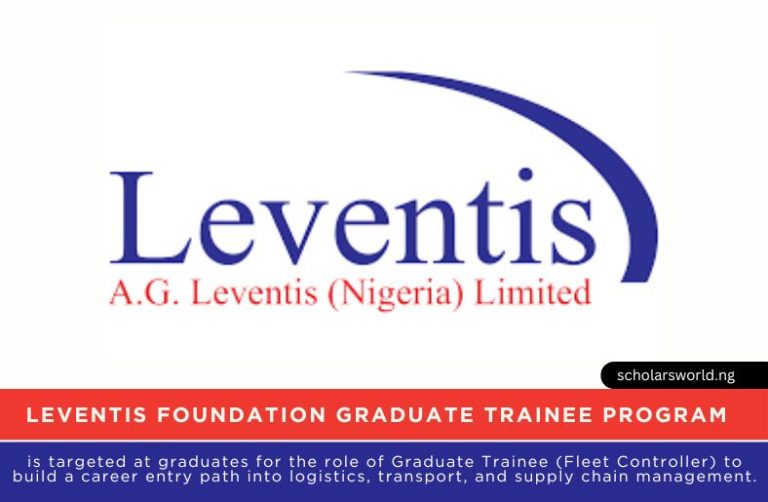 A G Leventis Graduate Trainee Program 2026: How To Apply