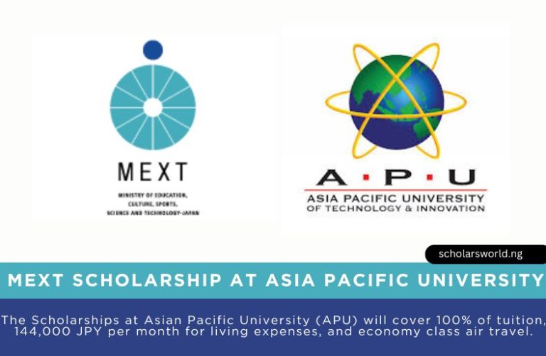 MEXT Scholarships at Asia Pacific University (APU) in Japan 2027: Fully Funded Opportunity