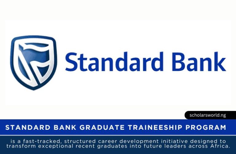 Standard Bank Graduate Trainee Programme 2027: How to Apply