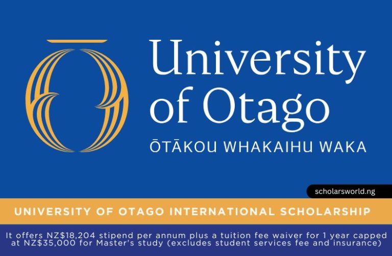 University of Otago International Scholarship 2027 (Postgraduate): Application Requirements