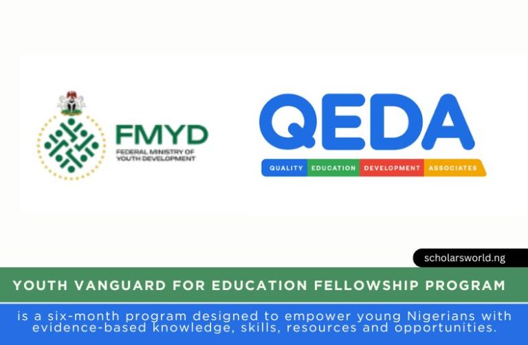 QEDA Youth Vanguard for Education Fellowship Program 2026: How to Apply