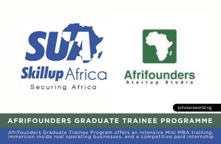 Afrifounders Graduate Trainee Programme 2026: Career Development Opportunity for Nigerian Graduates