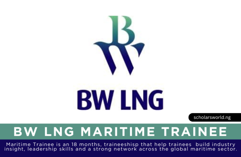 BW LNG Maritime Trainee 2027: How To Apply
