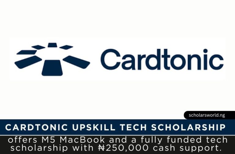 Cardtonic Upskill Program 2026: Free Laptop and Tech Scholarship