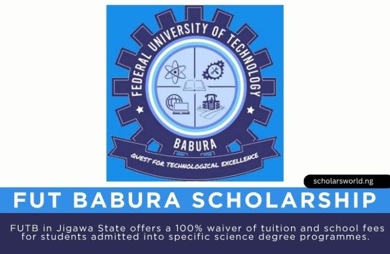FUT Babura Scholarship 2026 for Students in STEM: 100 % Tuition Covered