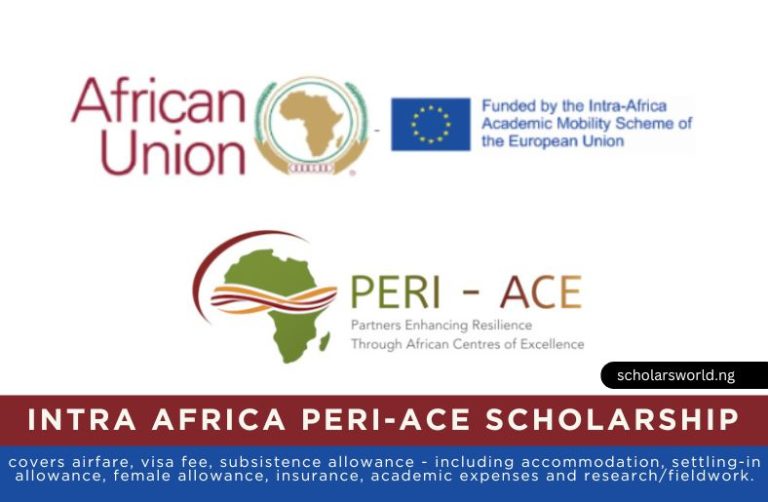 INTRA AFRICA PERI-ACE Scholarship 2026: Fully Funded