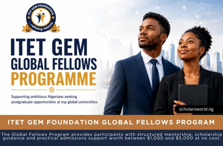 2027 ITET Gem Global Fellows Program: How to Apply