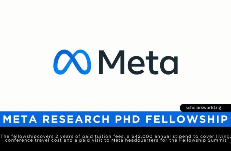 Meta Research Fellowship Program 2027: Fully Funded