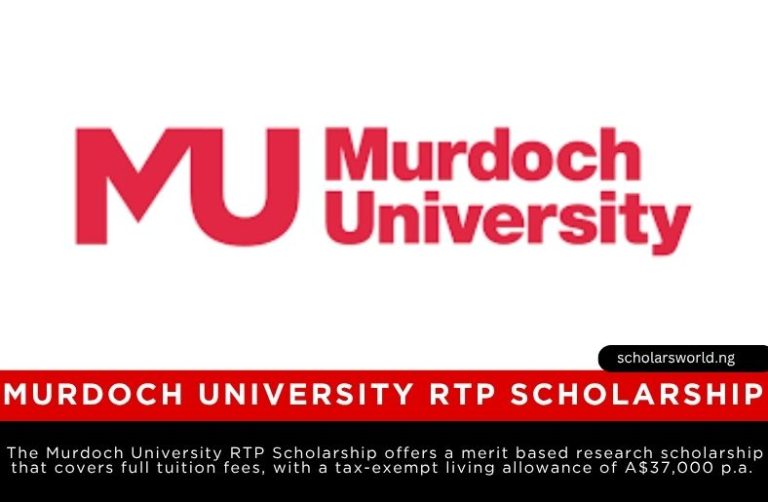 2027 Murdoch University RTP Scholarship for International Students: Fully Funded in Australia