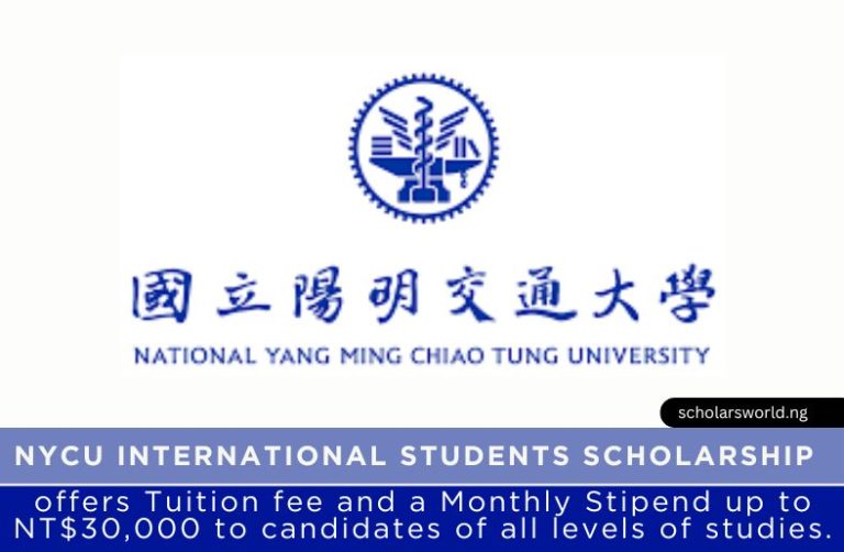 NYCU International Students Scholarship 2027: Fully Funded in Taiwan