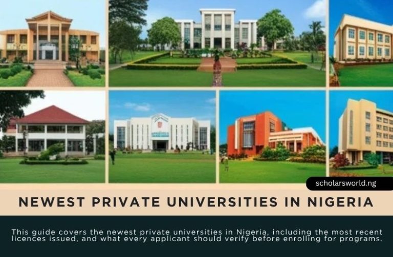 Newest Private Universities in Nigeria (2026 Update)