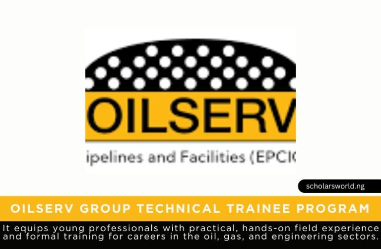 2026 Oilserv Technical Trainee Program: How To Apply