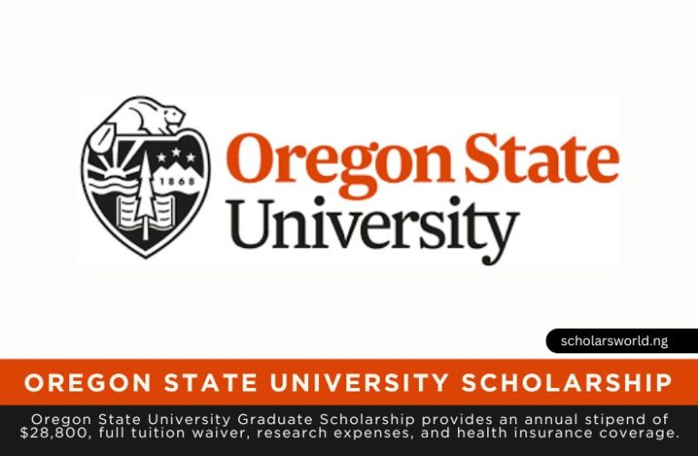 2027 Oregon State University Graduate Scholarship in USA: Fully Funded