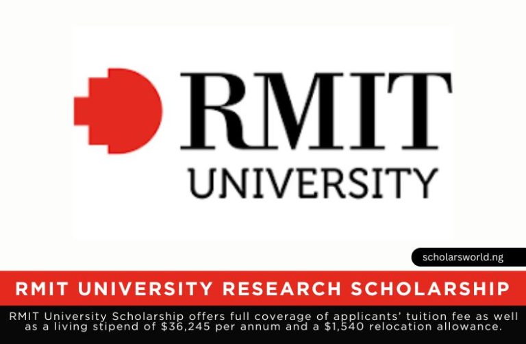 2027 RMIT University Scholarship in Australia: Fully Fully Funded