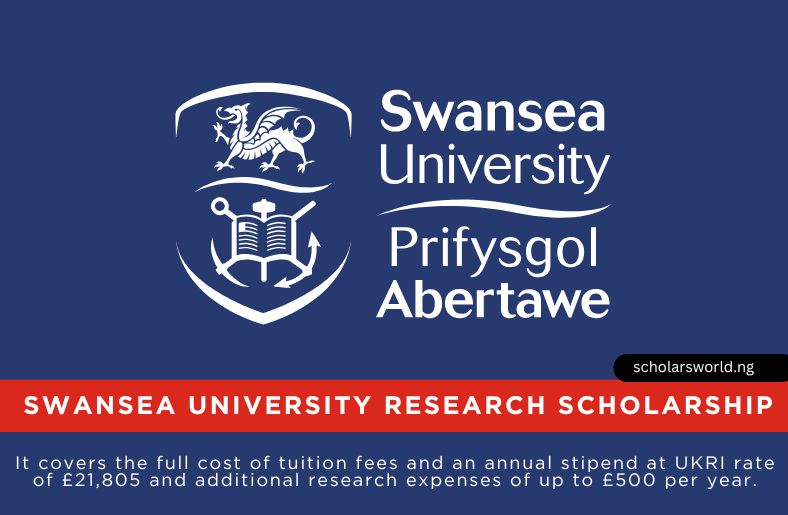 Swansea University Research Scholarship