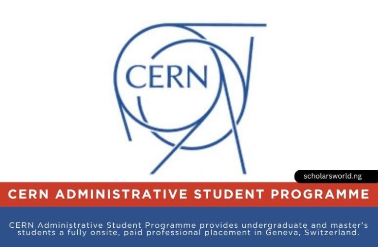 CERN Administrative Student Programme 2027 in Switzerland: How to Apply