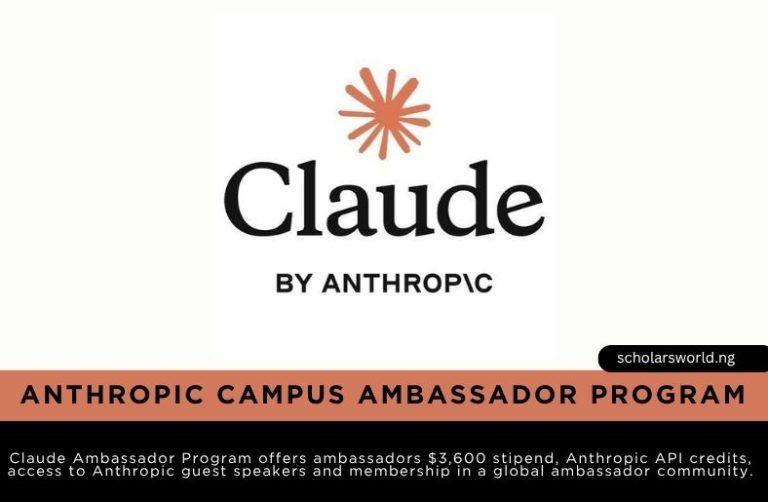 2026 Claude Campus Ambassador Program for Students: Up to $3,600 Stipend