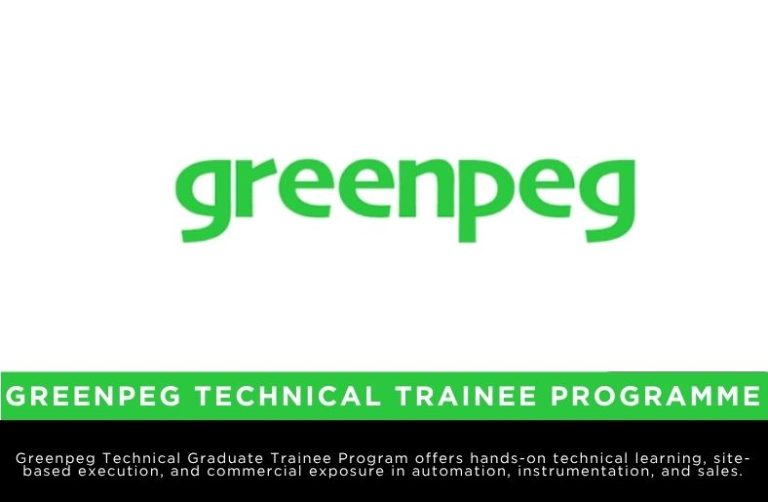 2026 Greenpeg Technical Graduate Trainee Program: How to Apply
