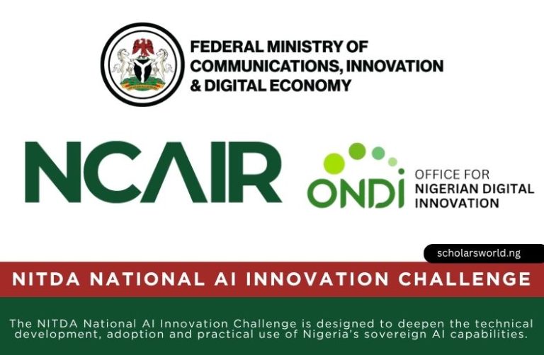 NITDA National AI Innovation Challenge 2026: Call for Applications