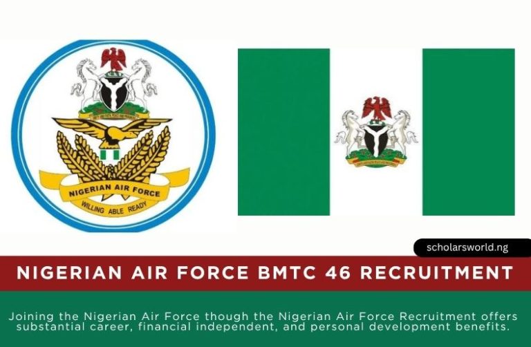Nigerian Air Force Recruitment 2026 (Basic Military Training Course (BMTC) 47/2026): How to Apply