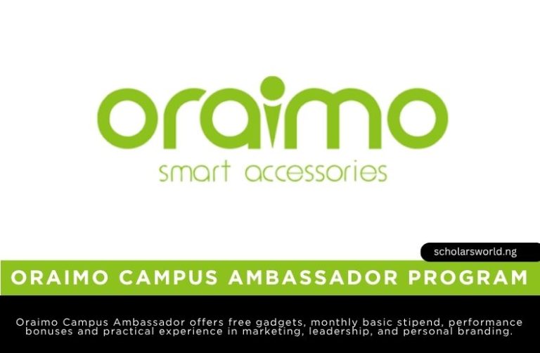 Oraimo Campus Ambassador Program 2026: Applications Open to Undergraduate
