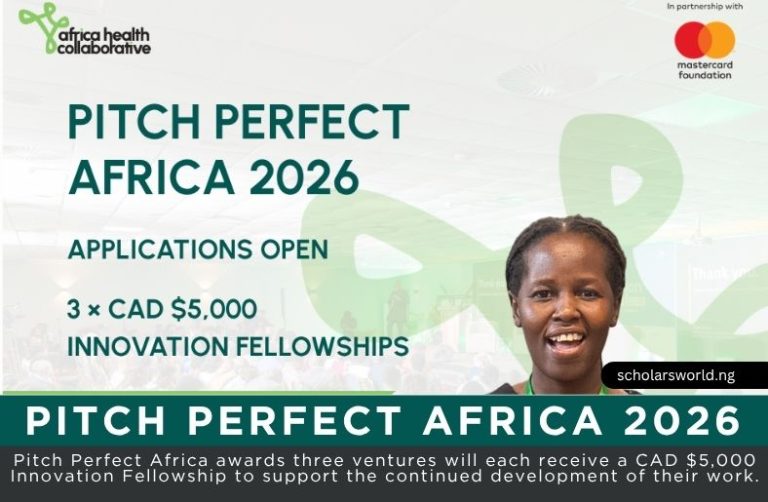 Pitch Perfect Africa 2026: How to Apply