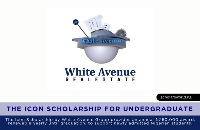 The ICON Scholarship 2026 for Nigerian Undergraduates: Offer up to N250,000 Scholarship Awards