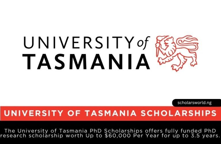 University of Tasmania PhD Scholarships 2027: Fully Funded Research Opportunities Worth Up to $60,000