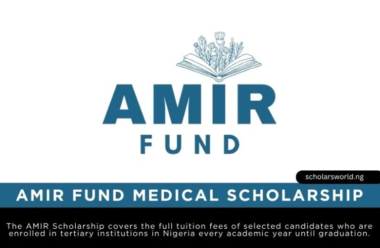 AMIR Fund Medical Scholarship Program 2026/2027 For Undergraduates