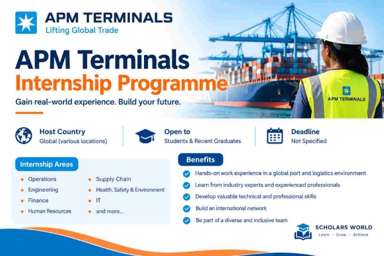 APM Terminals Internship Programme 2026