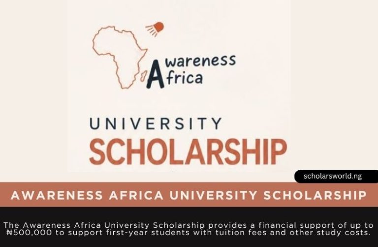Awareness Africa University Scholarship 2026/2027