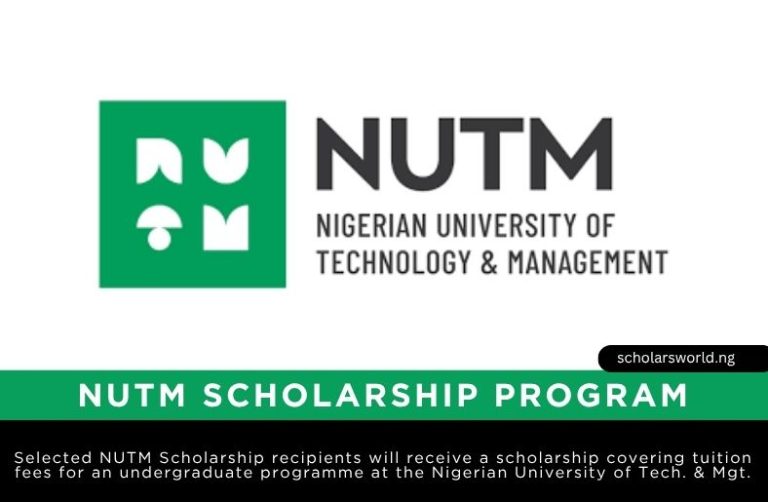 Nigerian University of Technology and Management NUTM Scholarships