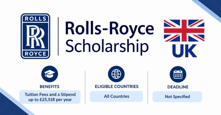2027 Rolls Royce Scholarships in UK: Fully Funded Opportunities