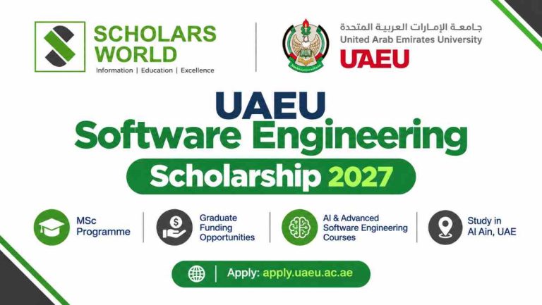 UAEU Software Engineering Scholarship 2027: Eligibility and How to Apply